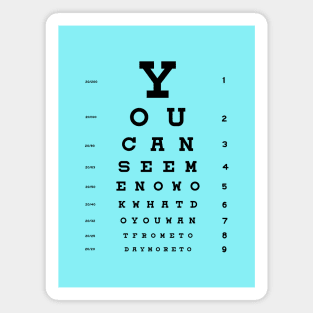 Eye Chart Magnet